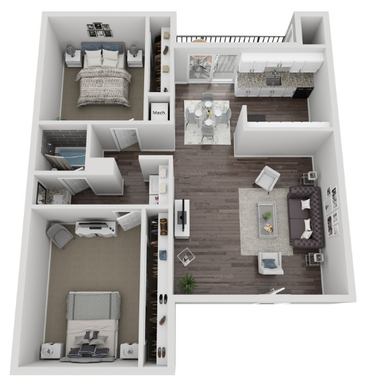 Two Bedroom, One Bathroom – photo 1