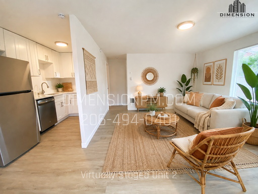 Newly Refreshed Ranch Style One Bed Apartment