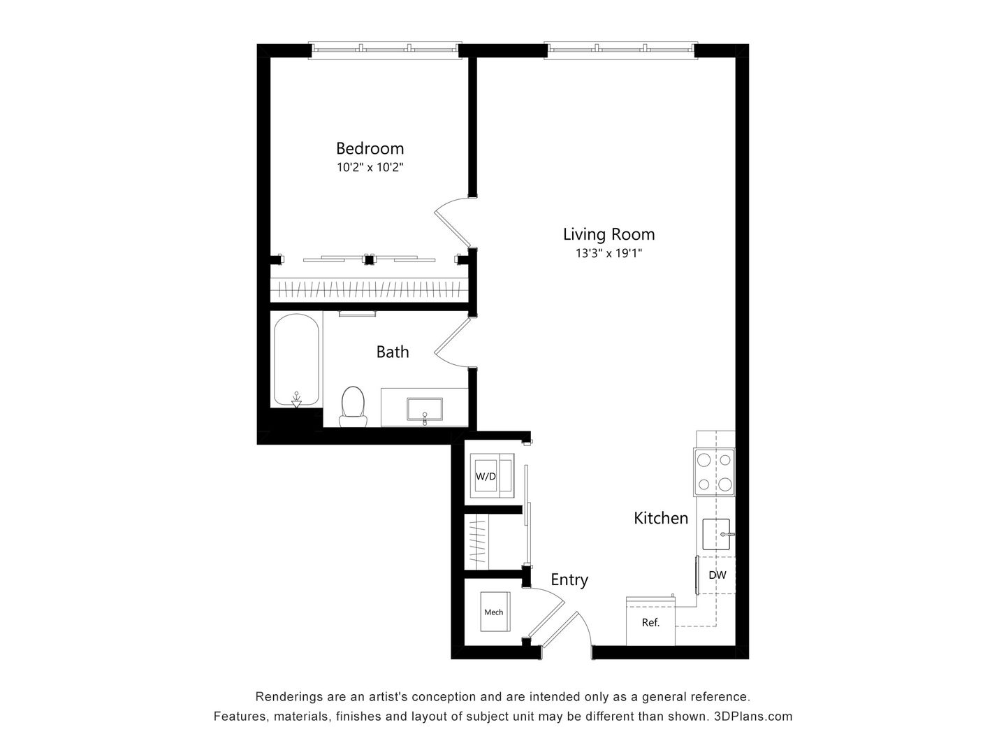 Norwalk Apartment: 1 Cemetery Street