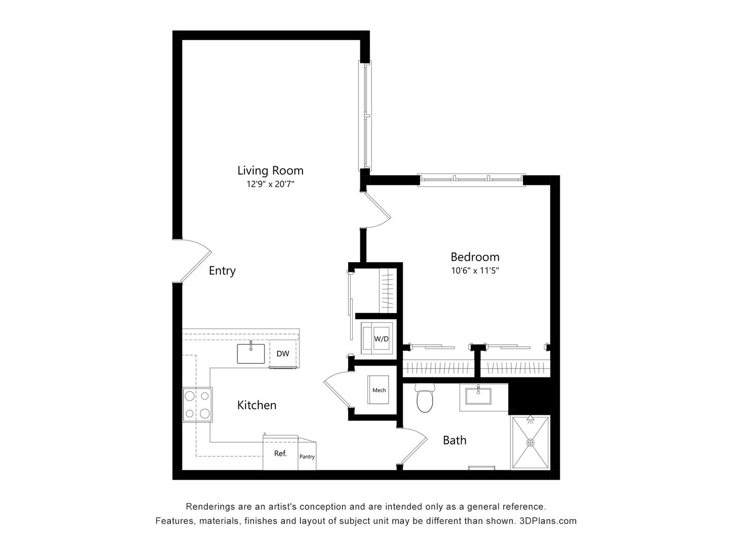 Norwalk Apartment: 1 Cemetery Street