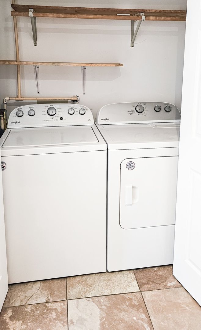 Laundry room at ***Hot Fall Special- Deposit moves you in! No rent until October 15th. *** Beautifully updated 4 Bedroom/2 Bathroom downstairs apartment (2 of 3)