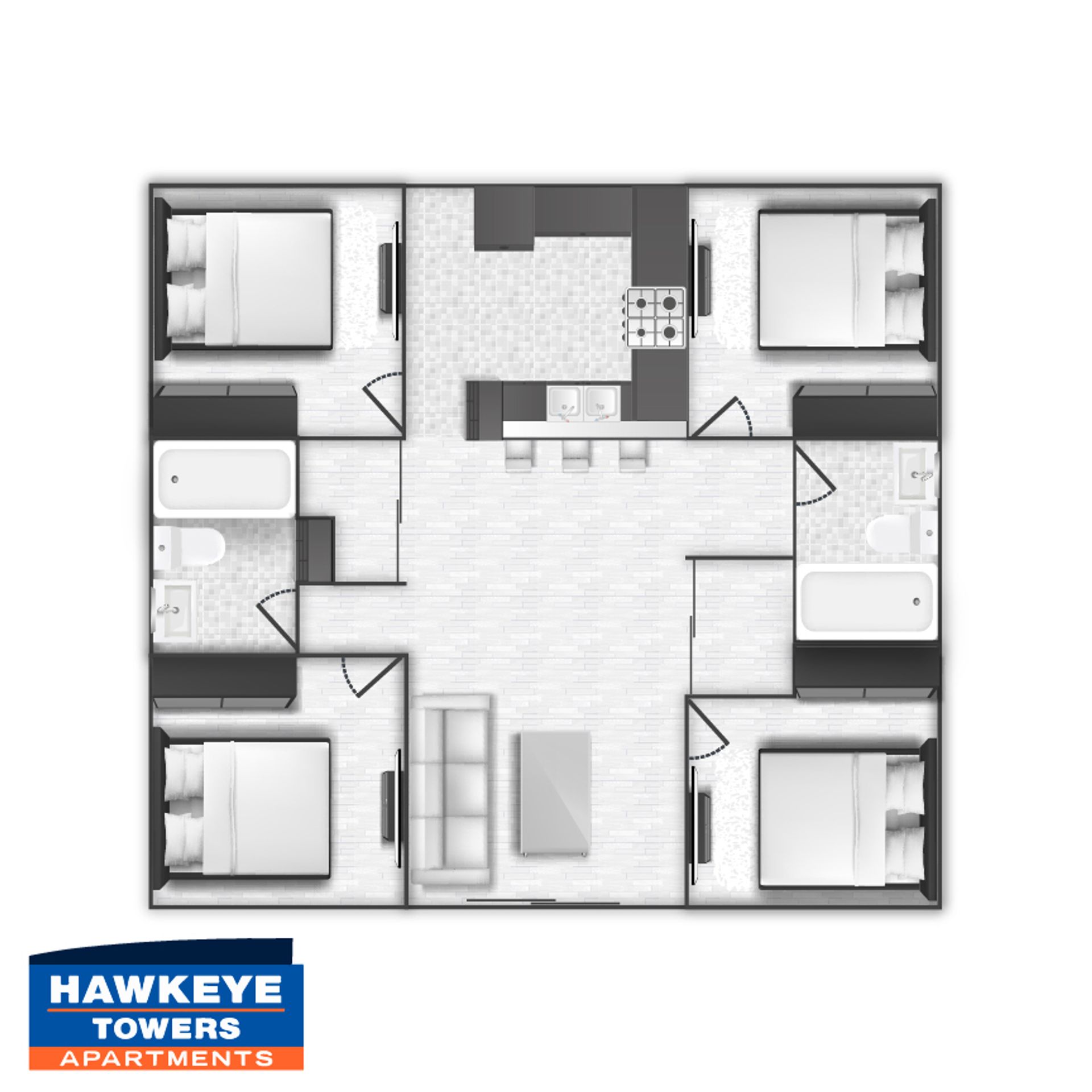 Waterloo Apartment: 6025 Donegal Cir