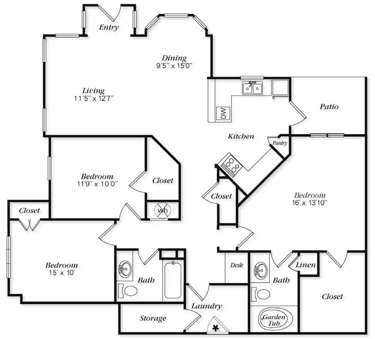 Montgomery Apartment: 2000 Central Parkway