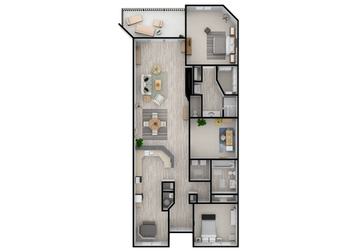 2 Bedroom / 2 Bath with Additional Den/Office Area – photo 1