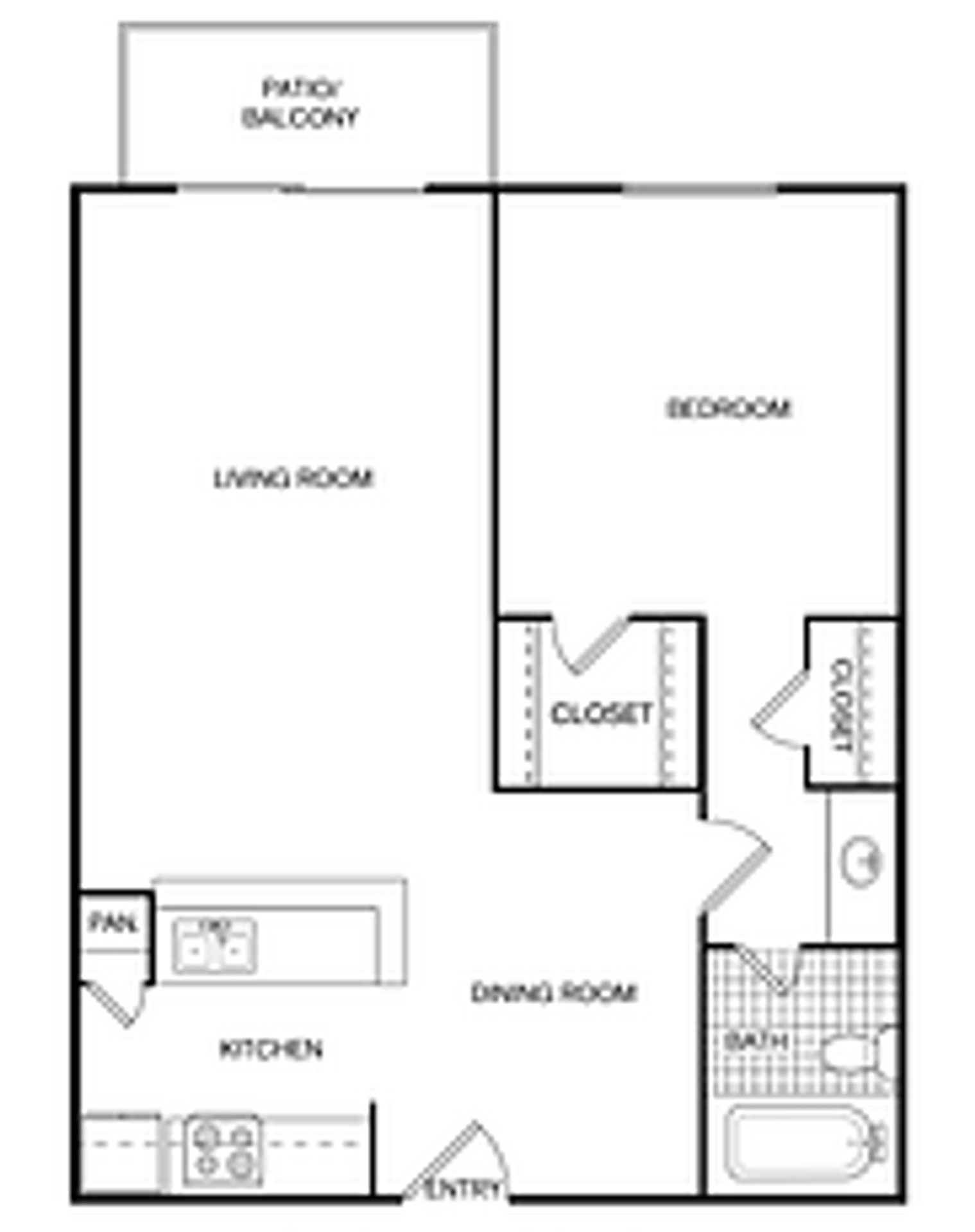 1 Bedroom Rental – 6425 Westheimer Road, 1817, Houston, TX 77057