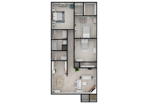 1st Floor Three Bedroom – photo 1