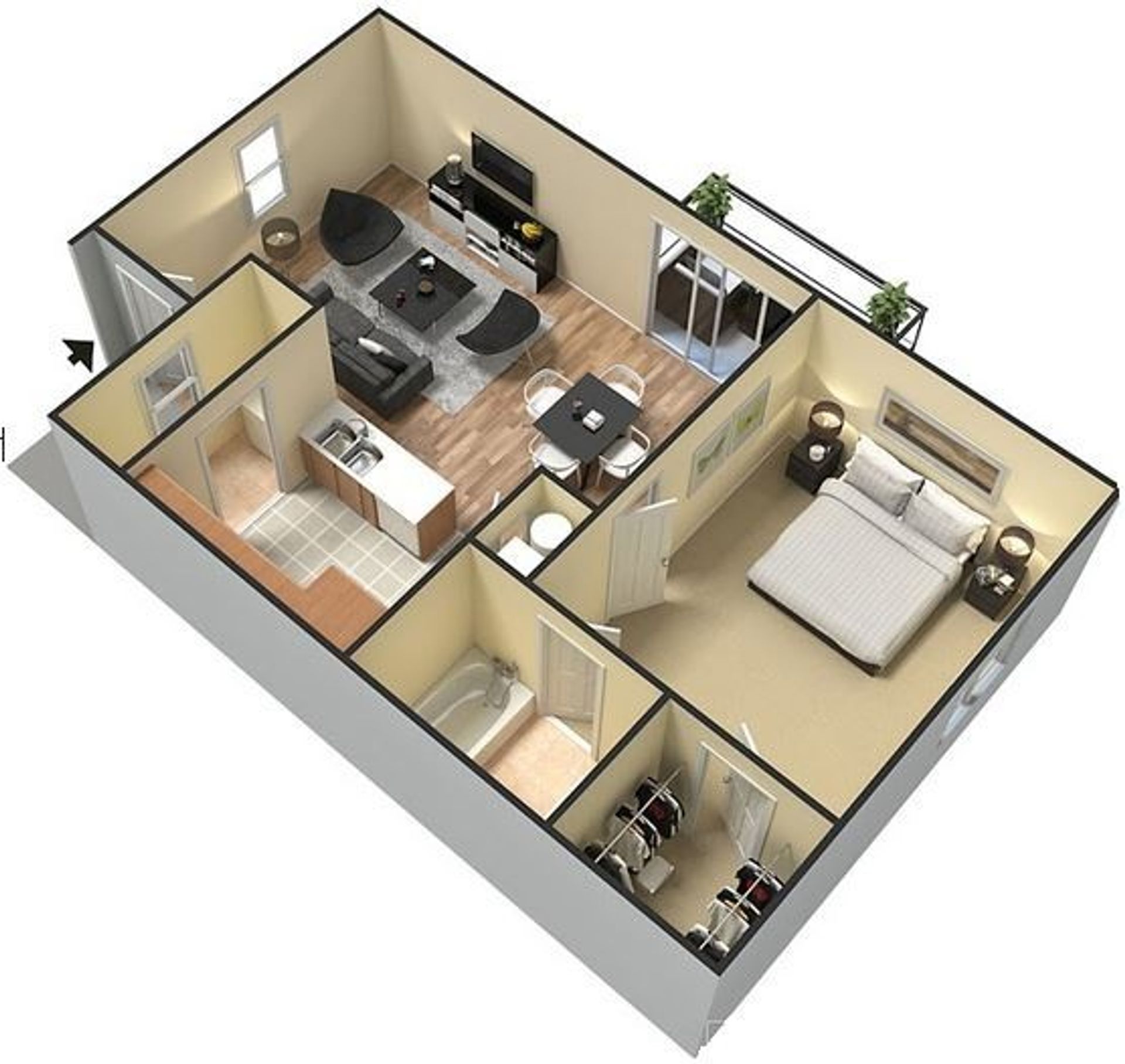 Tour This Desirable 1 Bedroom Today! Apply Now! – photo 1