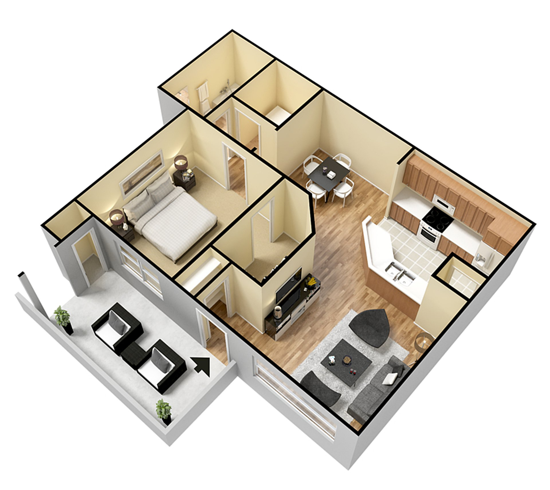Tour This Desirable 1 Bedroom Today! Apply Now! – photo 1