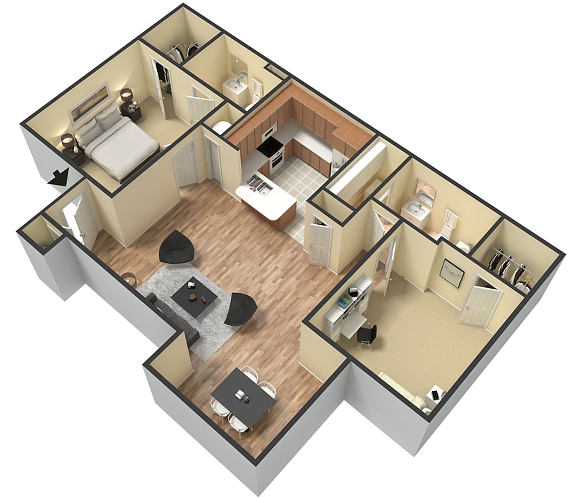 Broken Arrow Apartment: 1100 W. Tuscon Street