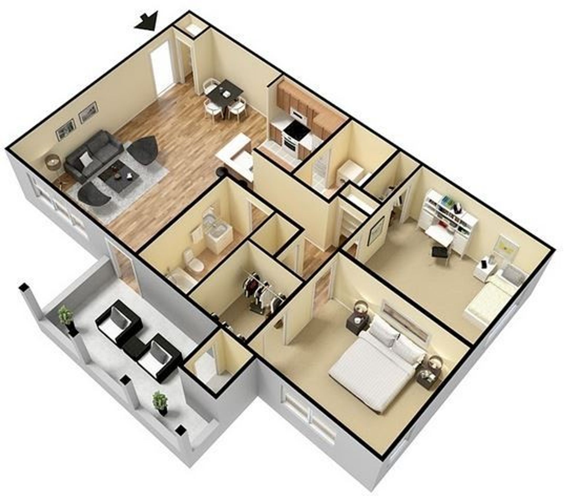 Tour This Desirable 2 Bedroom Today! Apply Now! – photo 1