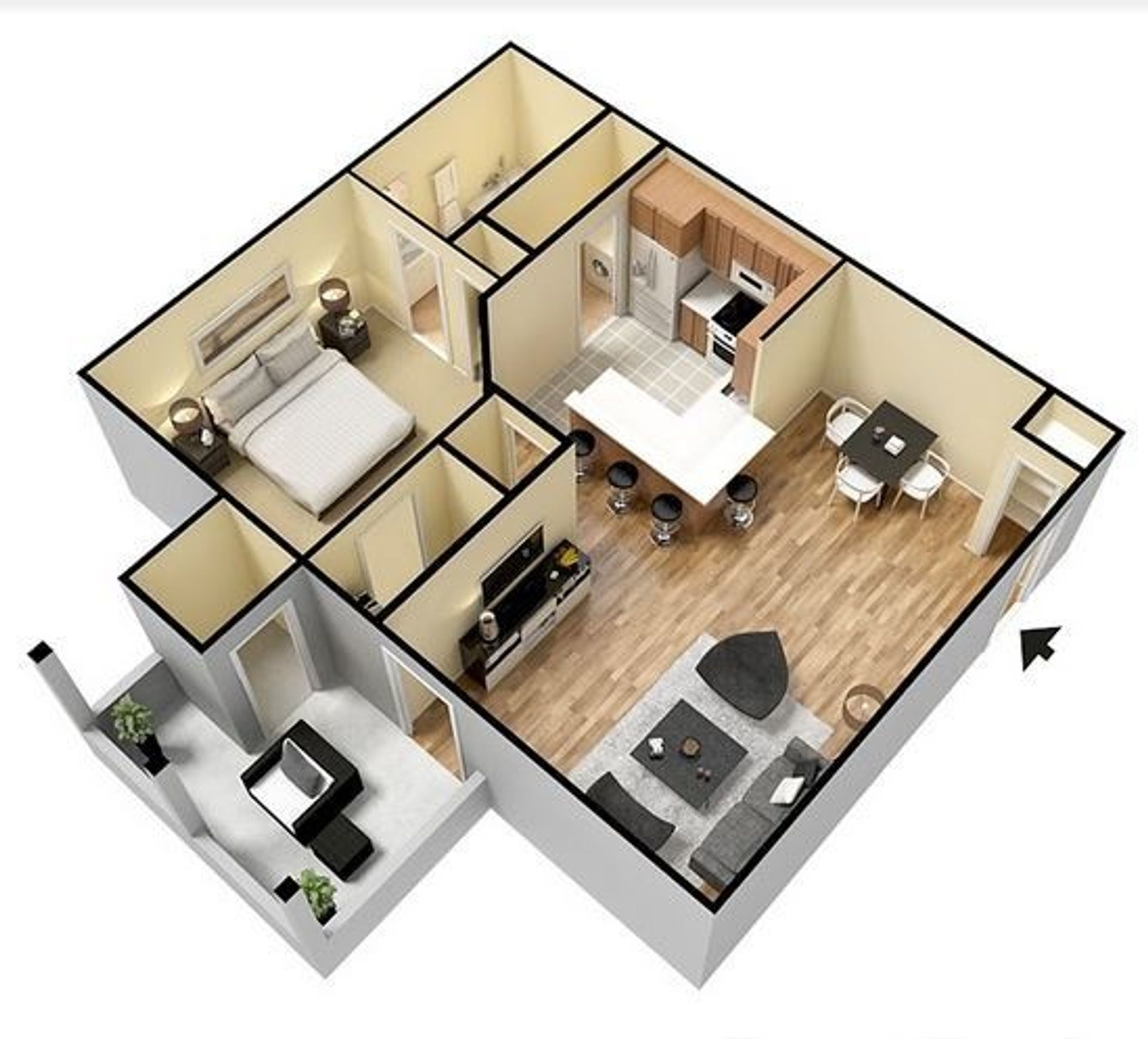 Tour This Desirable 1 Bedroom Today! Apply Now! – photo 1