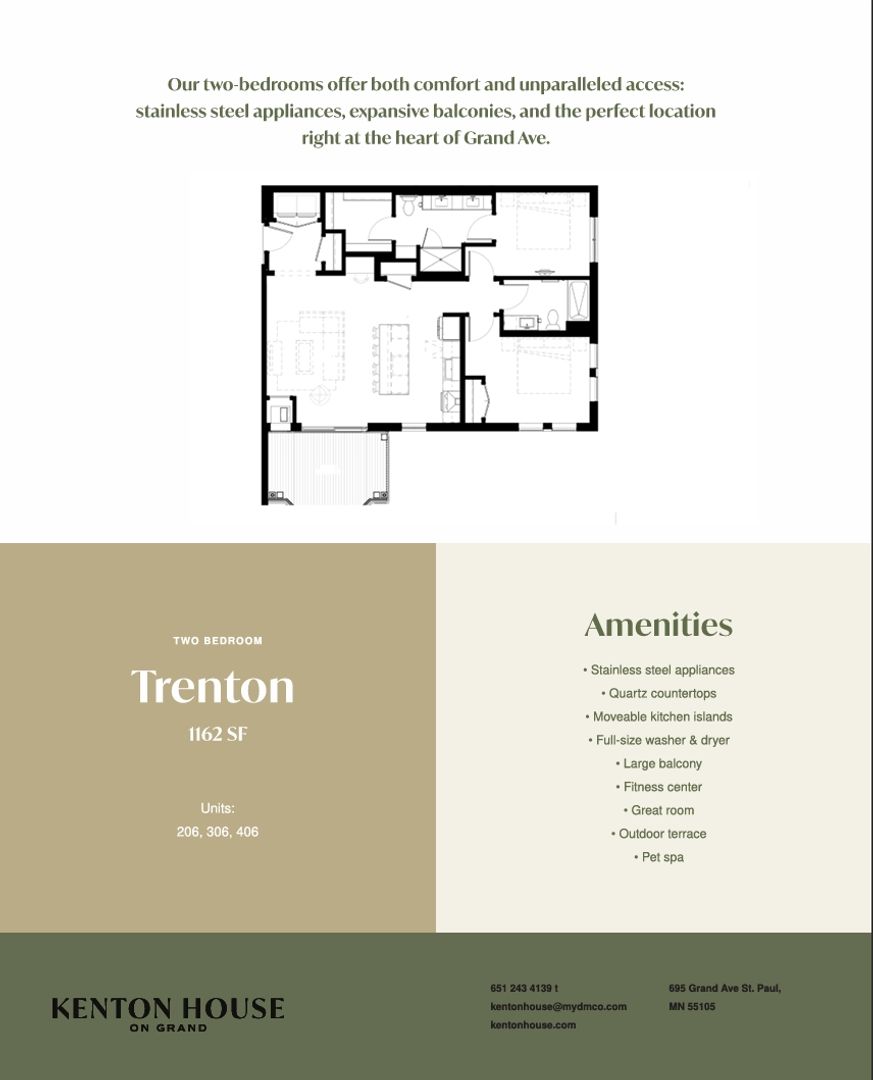 St. Paul Apartment: 695 Grand Ave