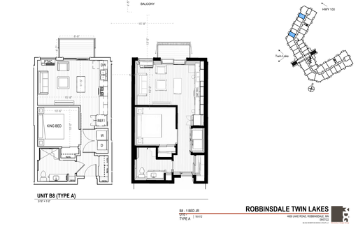 Find Your Escape at Reeve Lakeside. Spacious Alcove with Modern Finishes – photo 1
