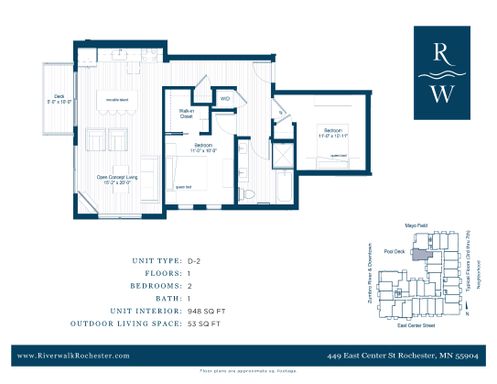 2BR 1 Bath apartment – photo 1