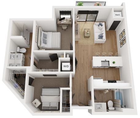 Escape the Ordinary. Live Exceptionally in this Stunning One Bedroom One Bath Home! – photo 1