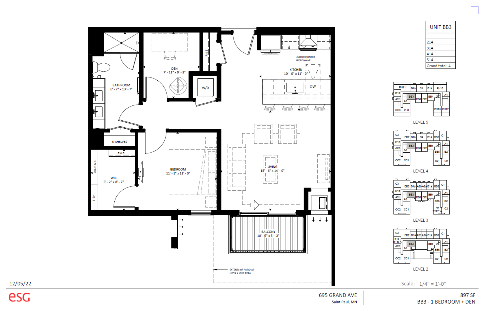 St. Paul Apartment: 695 Grand Ave