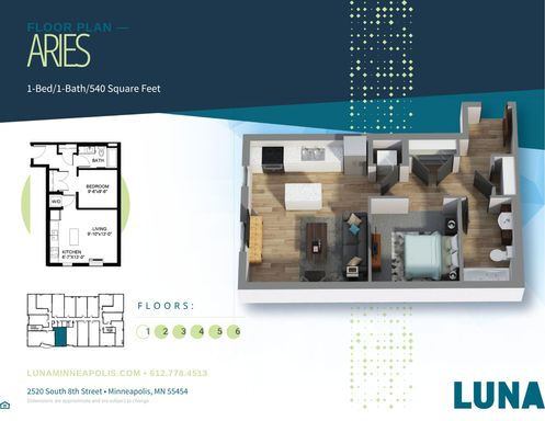 Spacious One-Bedroom Apartment | South-Facing & Abundant Natural Light! – photo 1