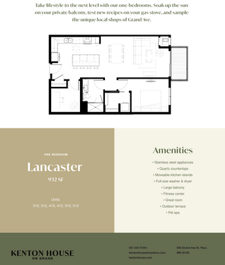 1 Bedroom + Den – photo 1