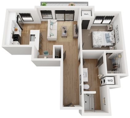 Elevate Everyday Living. at Reeve Lakeside in this Lakeside One-Bedroom Home – photo 1