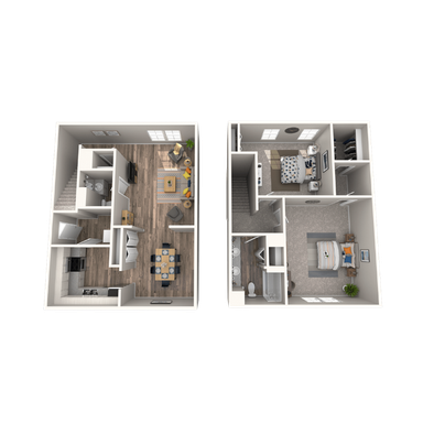 A3 | 2Bedroom and 1.5Bathroom Premium Townhome – photo 1