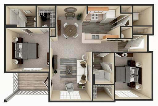 2 Bedroom Apartment – 2423 Martin Luther King Jr Drive SW # 3-3310, Atlanta, GA 30311