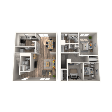 B3| 3Bedroom and 2.5Bath Premium Townhome – photo 1