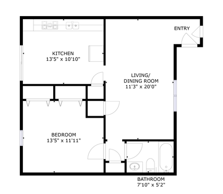 P1 | A2 Blackwood 1B1B Upgraded Apartment – photo 1