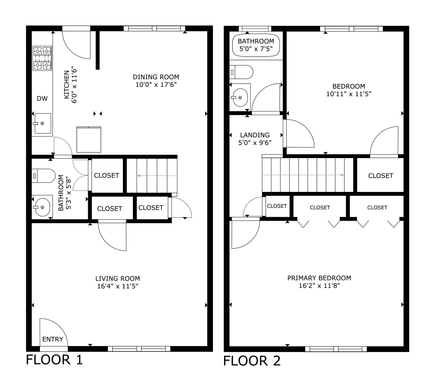 2 Bedroom Townhome – 2992 Kentucky Court #4, East Point, GA 30344