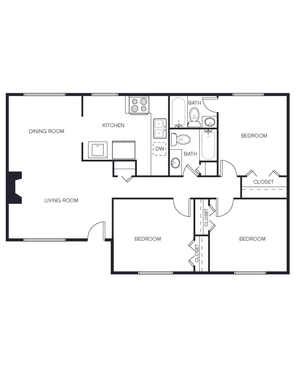 P1 | C1 Olympic 3B2B Upgraded Apartment – photo 1