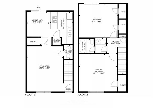 B1 | 2Bed 1.5Bath Standard Townhome – photo 1