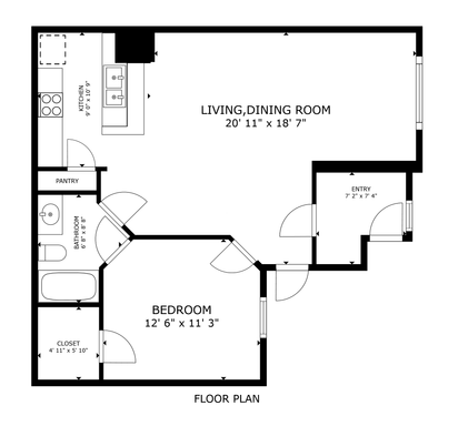 1 Bedroom Apartment – 3386 Mount Zion Road, Stockbridge, GA 30281