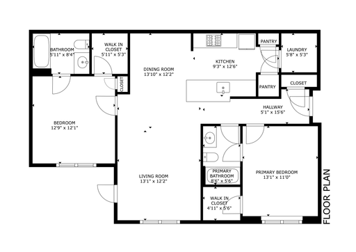 B1 | 2Bedroom and 2Bathroom Standard Apartment – photo 1