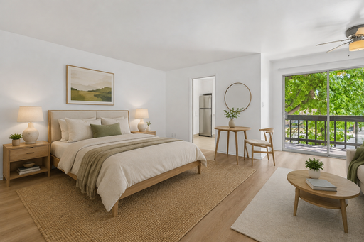 Summer Move-In Special – Six Weeks Free! Spacious Studio with PRIVATE BALCONY!!
