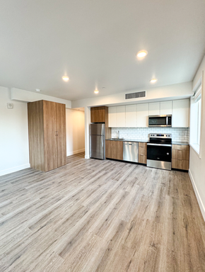 BRAND NEW Studio with washer/dryer in unit