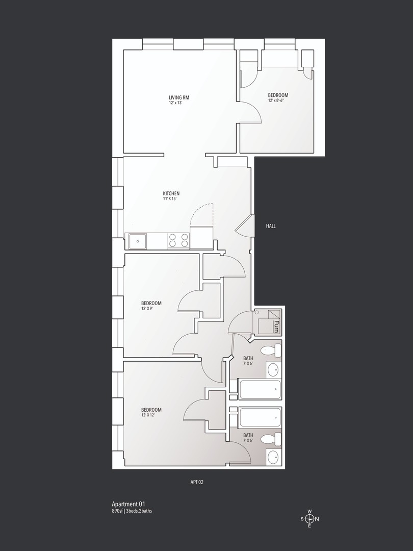 Chicago Apartment: 1659 S Throop