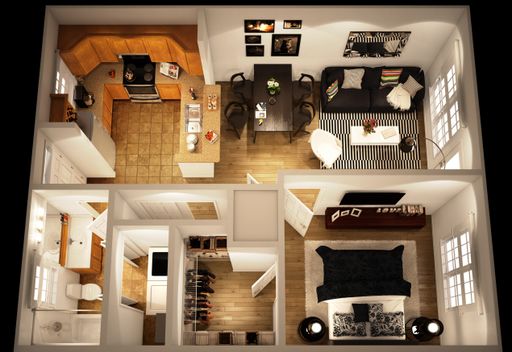 Hillside Crossing 1 Bedroom 1 Bathroom Apartment – photo 1