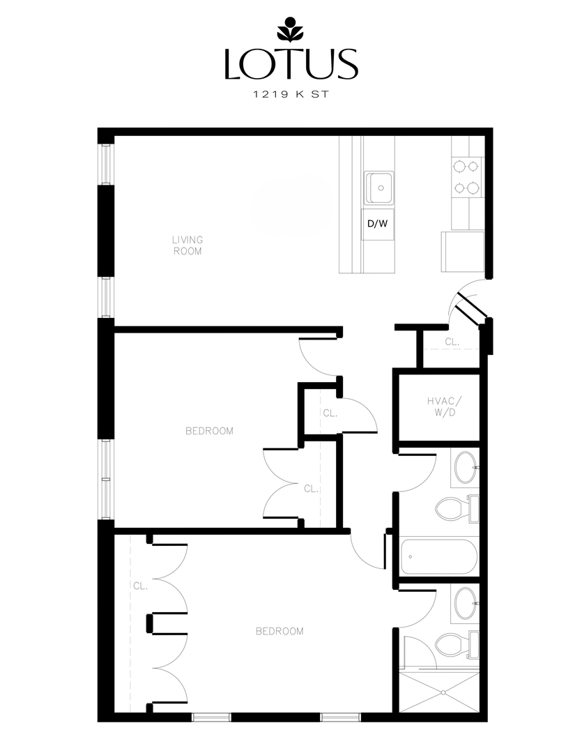 WASHINGTON Apartment: 1219 K ST NE