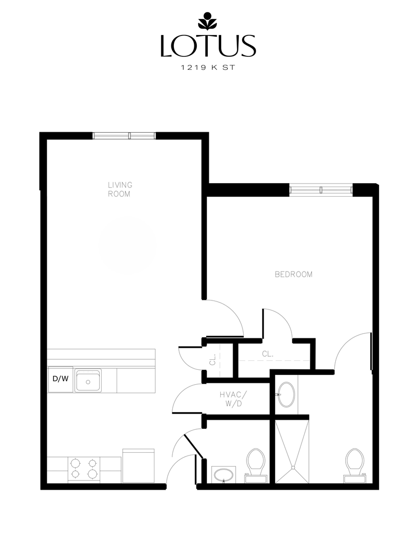 WASHINGTON Apartment: 1219 K ST NE