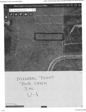 MINERAL POINT - 3+ Acres level buildable wooded - ONLY $599 DOWN