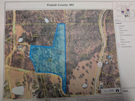 DIXON - 5 acres Cave Rd - $596.75 MONTH / $599 DOWN