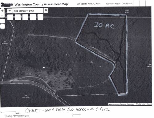 cadet - wolf dam road , cadet 