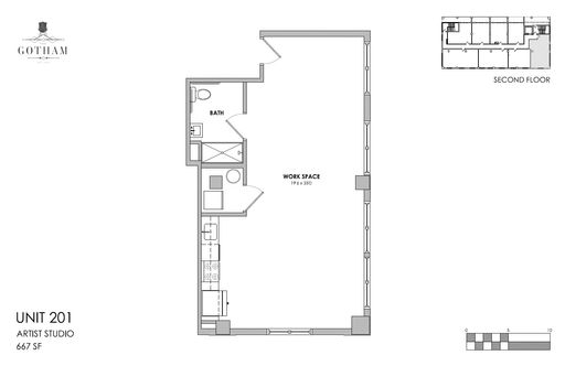 Studio Townhome – 2024 N 2nd Street - 201, 206, Philadelphia, PA 19122