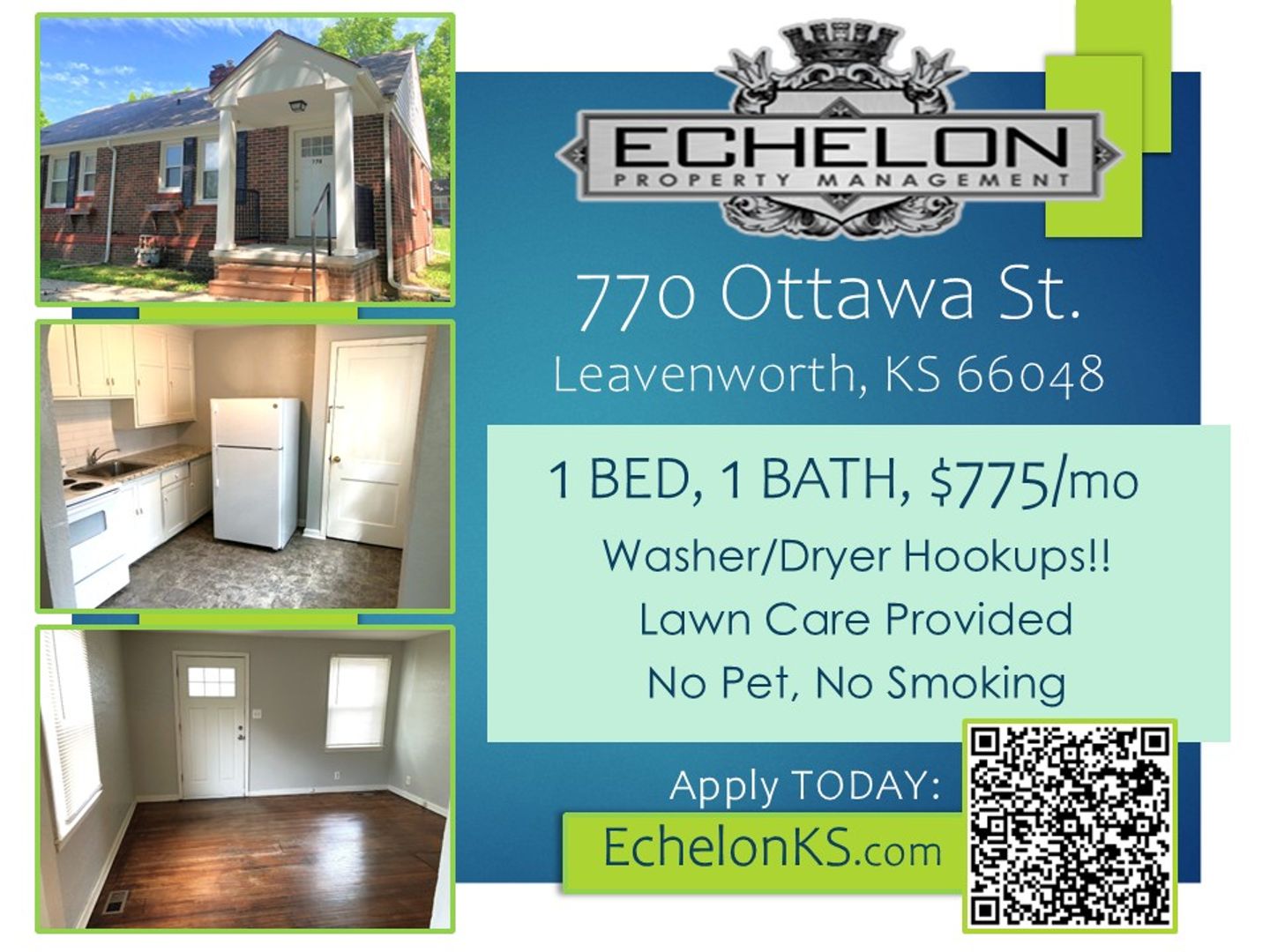 Leavenworth Apartment: 770 - 772 Ottawa St.