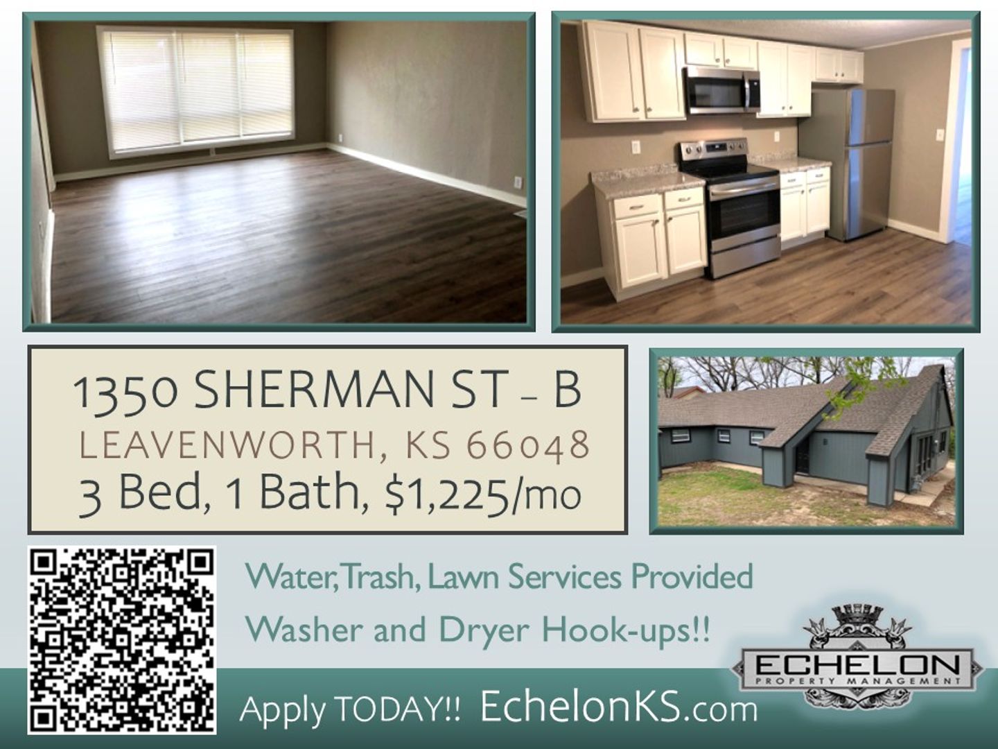 Leavenworth Apartment: 1350 Sherman Ave