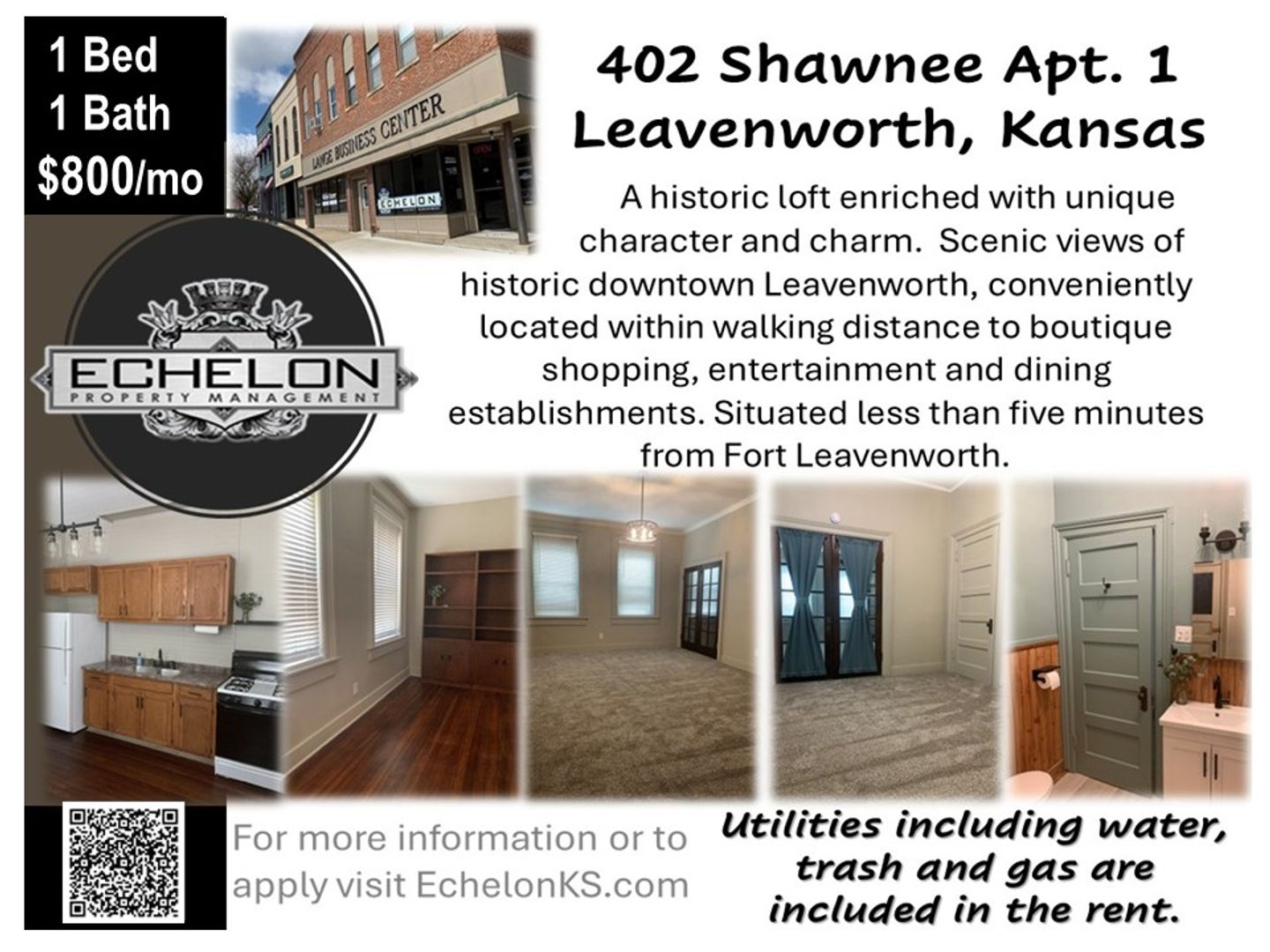 Leavenworth Apartment: 402 Shawnee