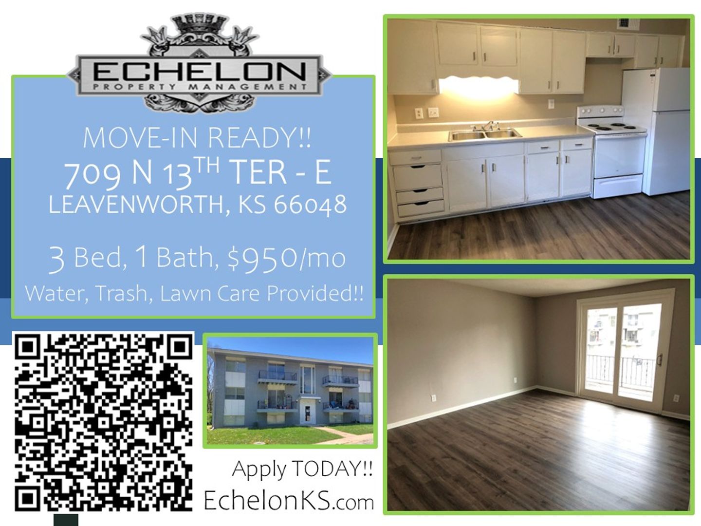 Leavenworth Apartment: 709 N. 13th Terrace