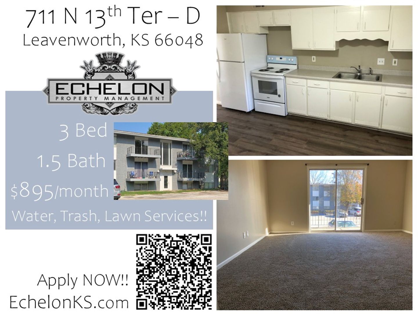 Leavenworth Apartment: 711 N. 13th Terr