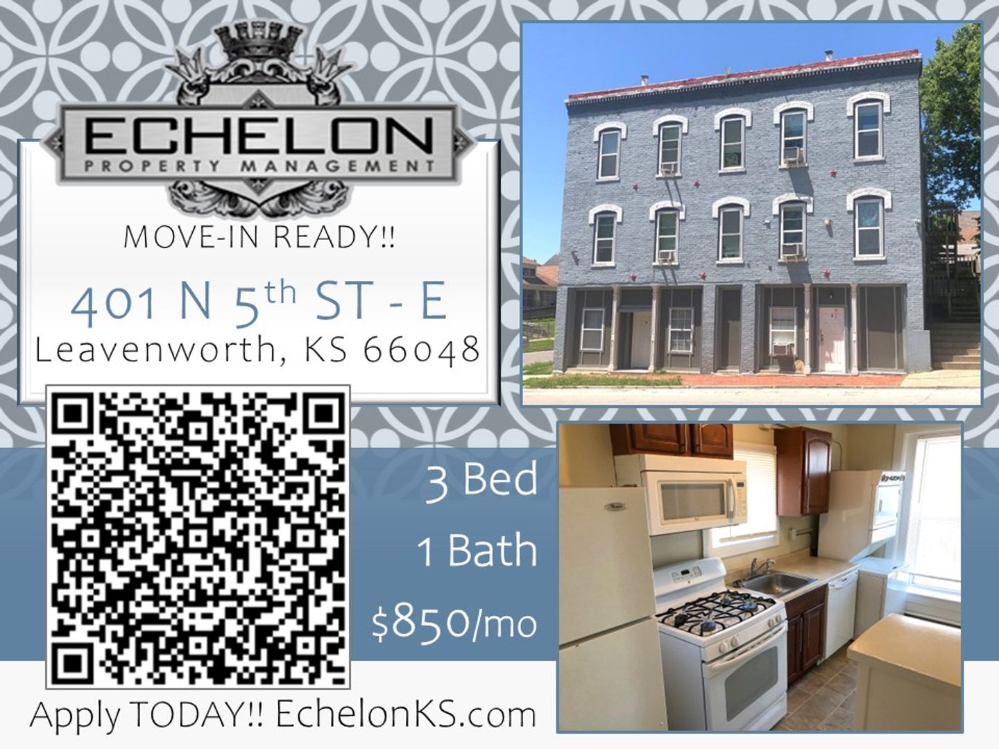 Leavenworth Apartment: 401 N 5th
