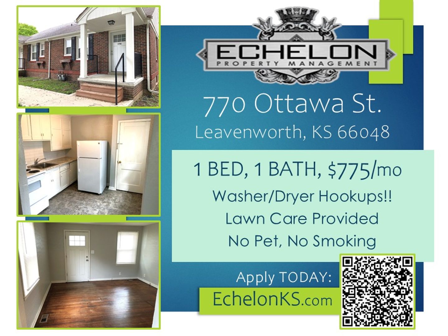 Leavenworth Apartment: 770 - 772 Ottawa St.