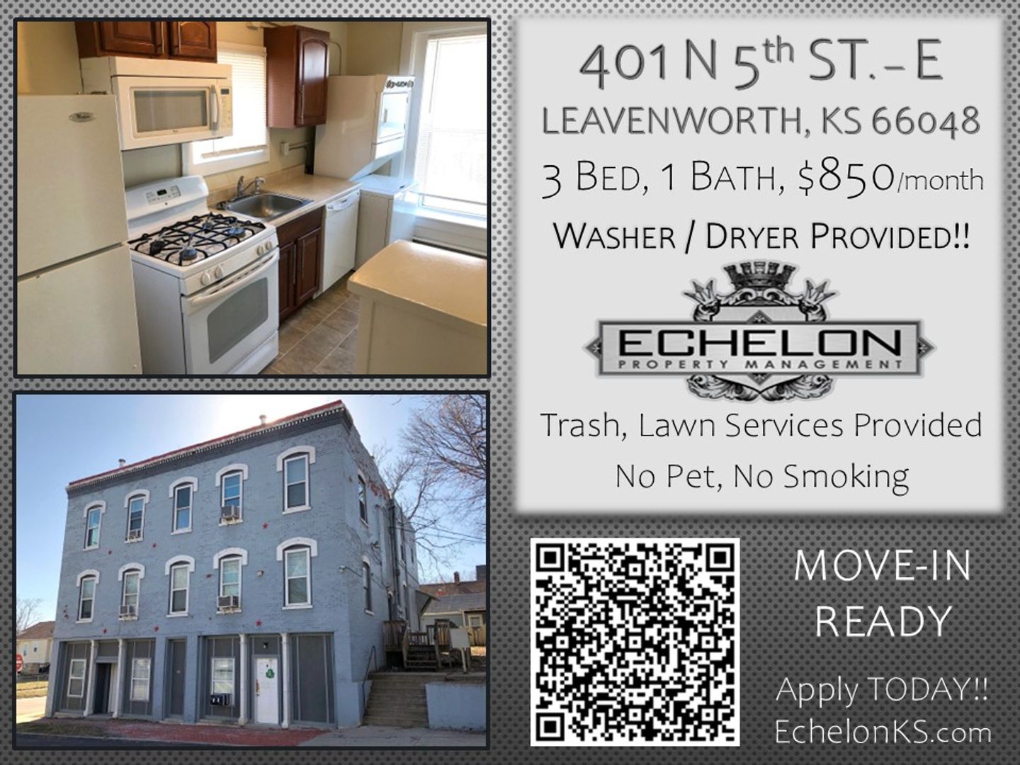 Leavenworth Apartment: 401 N 5th